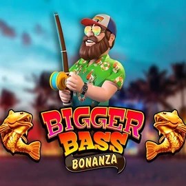 Bigger Bass Bonanza logo by Pragmatic Play at Slotobit Casino