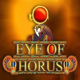 Eye of Horus slot logo by RTG (Reel Time Gaming) at Slotobit Casino