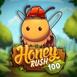 Honey Rush 100 slot visual from Play'n GO available on slotobit-nl.com