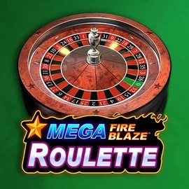 Official Table Games logo: Mega Fire Blaze Roulette by Playtech at Slotobit Casino