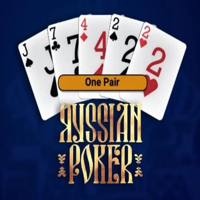 Russian Poker logo – Table Games by OneTouch Games at Slotobit Casino