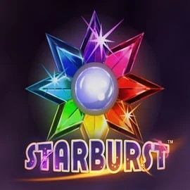 Starburst logo – Slots by NetEnt at Slotobit Casino
